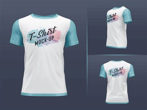 Download 3D Men’s V-Neck T-Shirt SS Mockup
